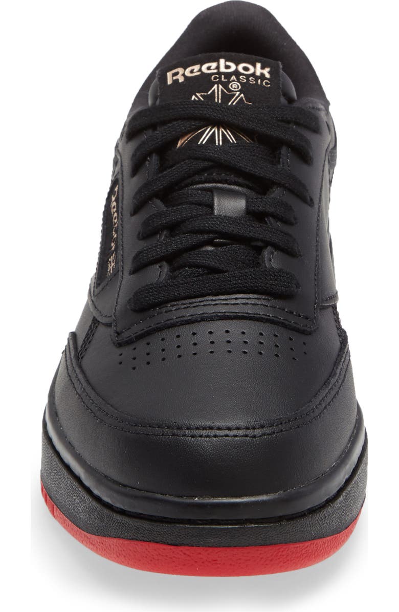 Reebok x Cardi Coated Club C Double Platform Sneaker, Alternate, color,