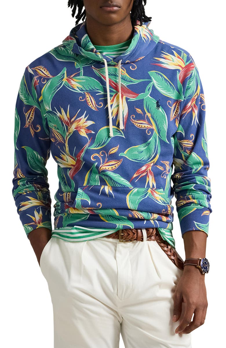 Polo Ralph Lauren Tropical French Terry Hoodie, Main, color,