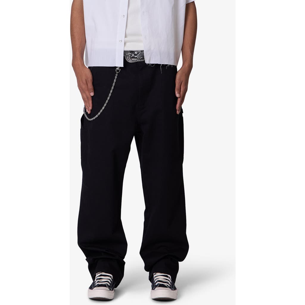 Mnml Ultra Baggy Chinos In Black