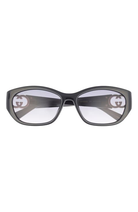 GG1826SK 57mm Gradient Round Sunglasses