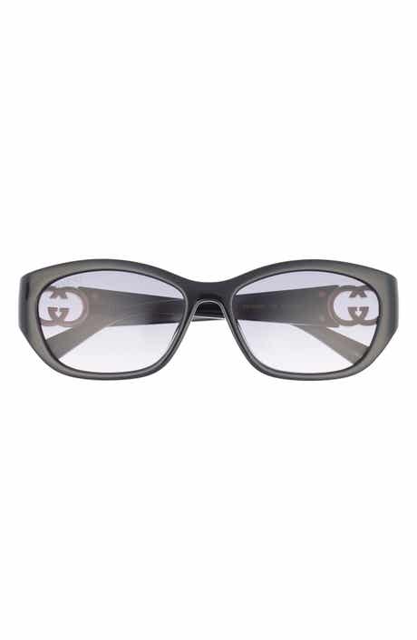 Gucci GG1826SK 57mm Gradient Round Sunglasses