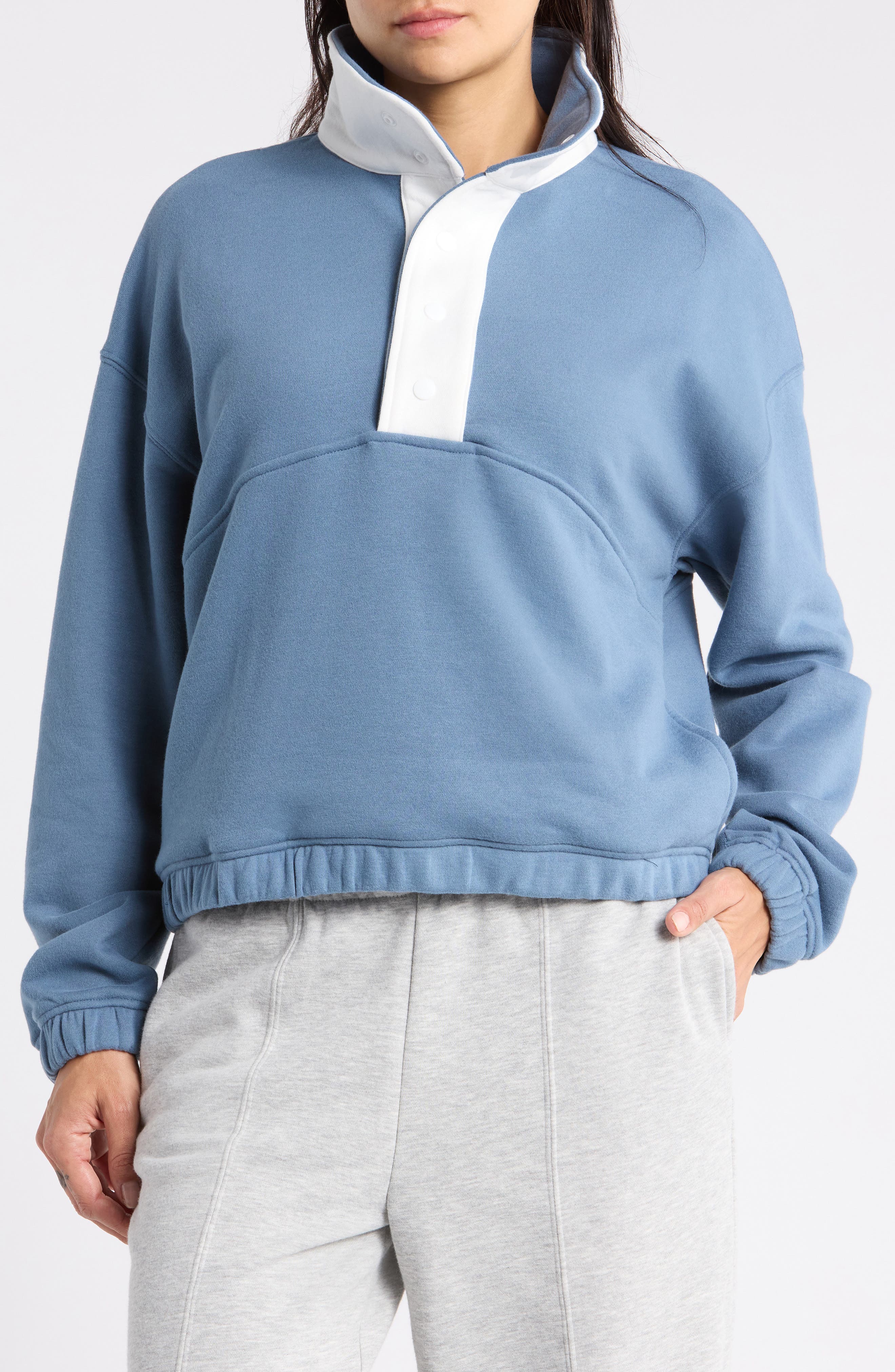 Marlo Half Snap Sweatshirt
