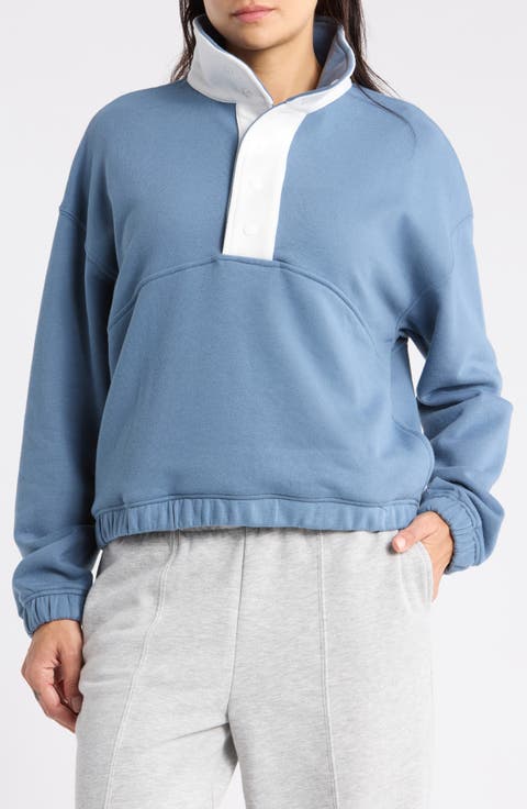Marlo Half Snap Sweatshirt