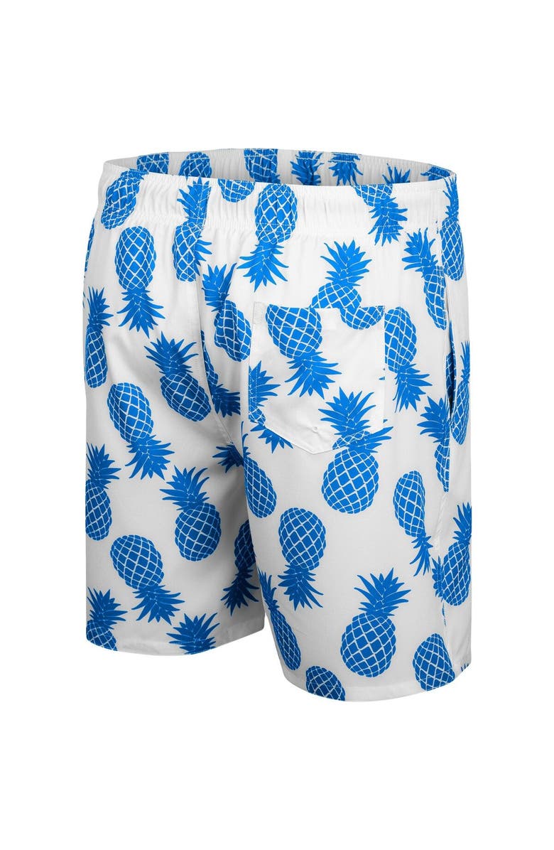 COLOSSEUM Men's Colosseum White/Blue UCLA Bruins Pineapple Swim Shorts, Alternate, color, White