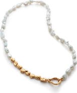 Monica Vinader Keshi Pearl Necklace