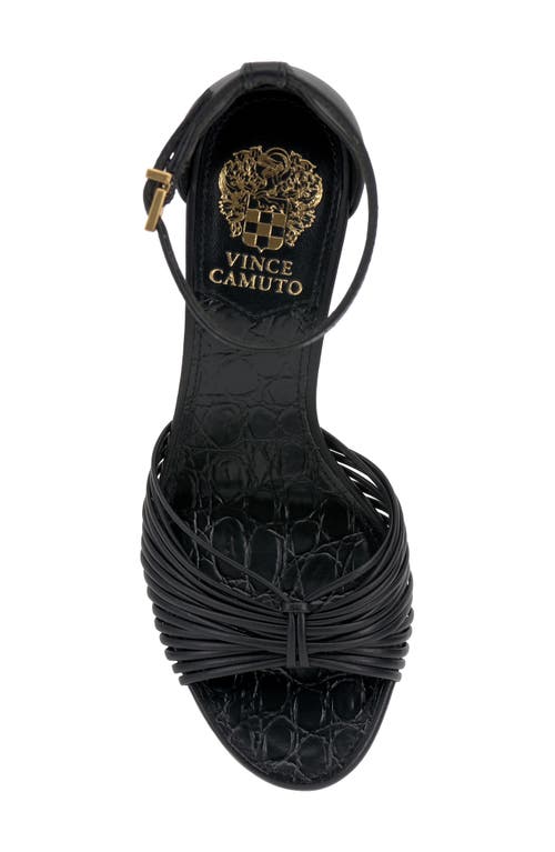 Vince Camuto Blaine Ankle Strap Sandal In Black
