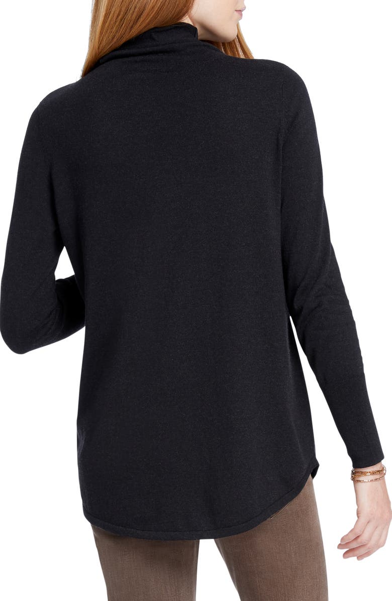 NIC+ZOE Vital Cotton Blend Turtleneck Sweater, Alternate, color, 