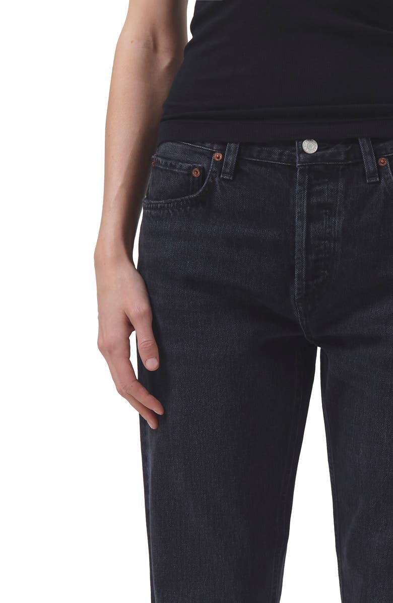 AGOLDE Parker High Waist Crop Straight Leg Jeans, Alternate, color,