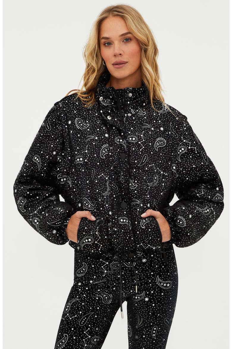 Kris Convertible Shooting Stars Puffer Jacket, Alternate, color, SHOOTING STARS
