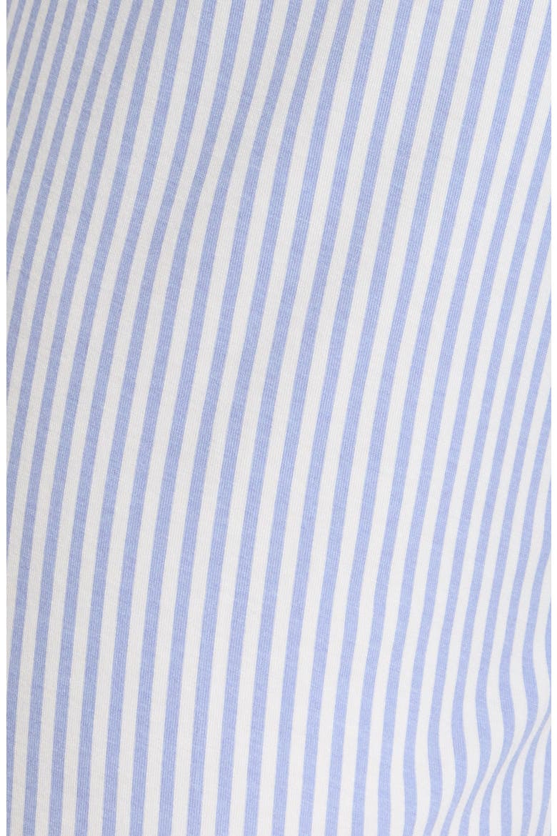 Moonlight Eco Knit Pajamas, Alternate, color, BLUE E- IVORY SKINNY STRIPE