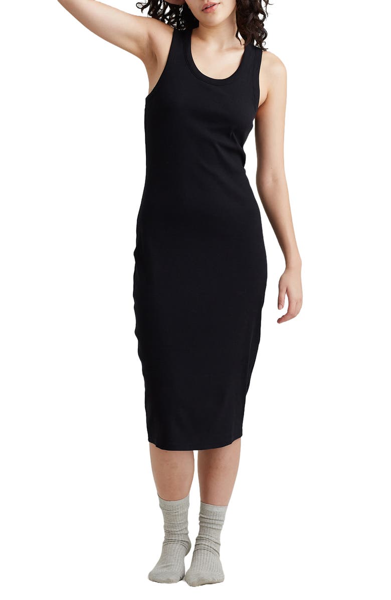 Papinelle Milla Rib Shelf Bra Nightgown, Alternate, color, 