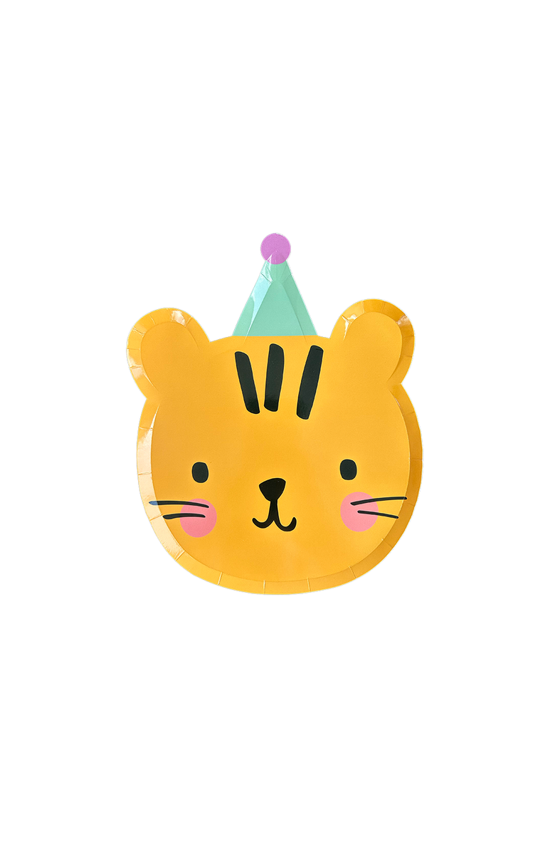 Daydream Society Little Celebrations Tiger Large Plates, Main, color, Assorted Pre-Pack