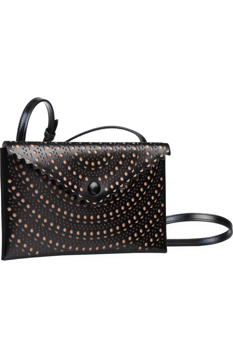 Alaïa Louise 20 Leather Envelope Clutch, Alternate, color,