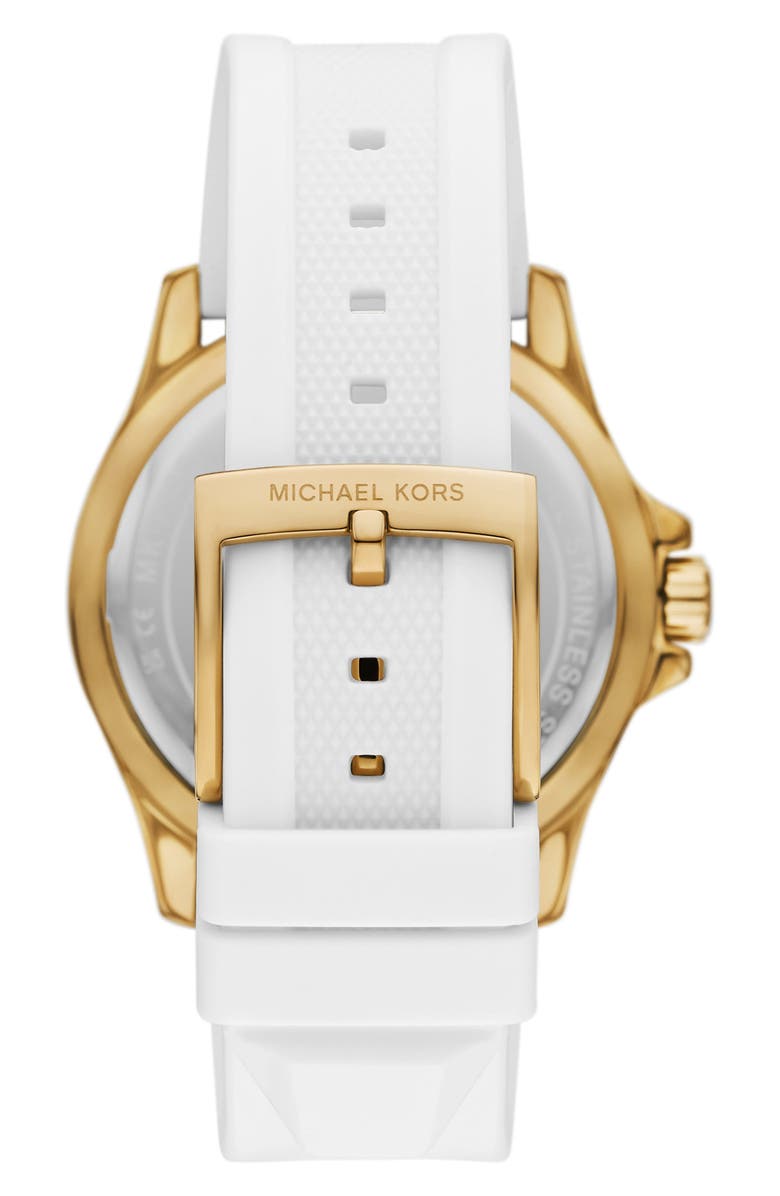 MICHAEL Michael Kors Everest Chronograph Silicone Strap Watch, 40mm, Alternate, color,