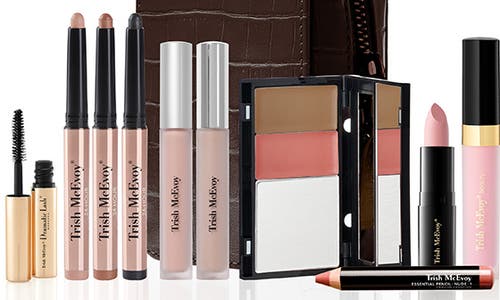 Trish Mcevoy The Power Of Makeup® Micro Makeup Planner® Easy Elegance Collection $225 Value In Brown