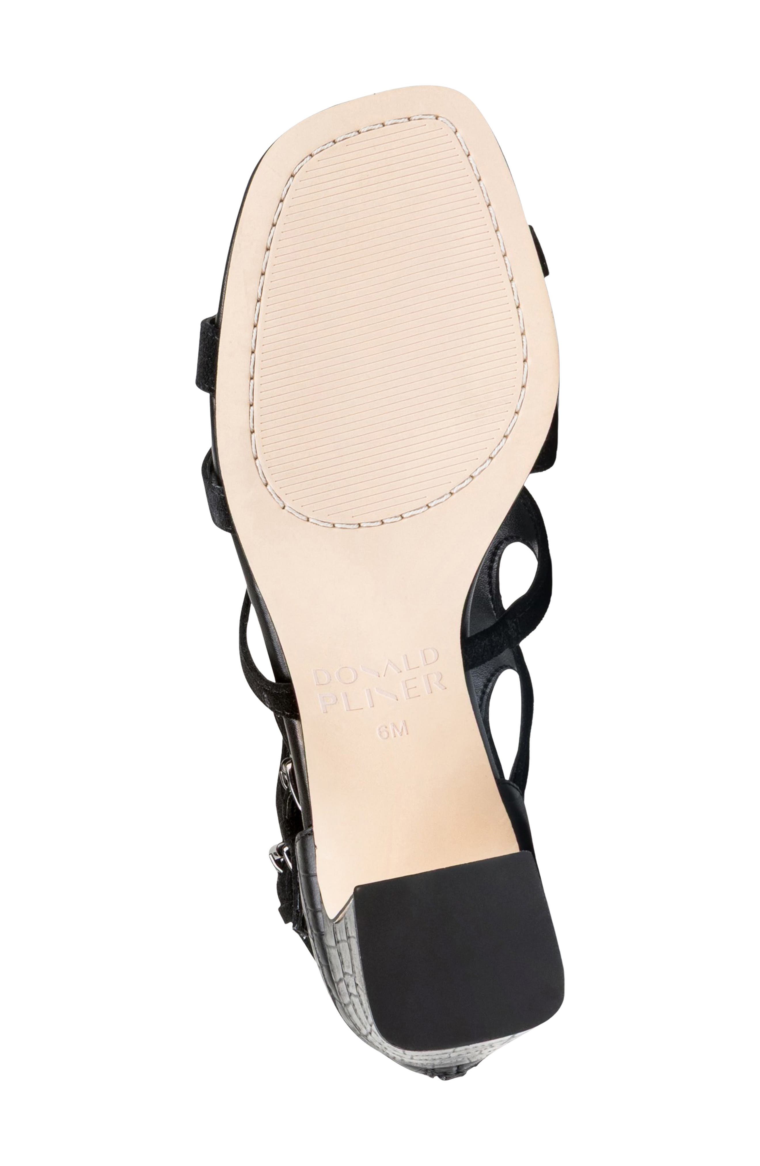 Donald Pliner Cutout Block Heel Sandal, Alternate, color, 