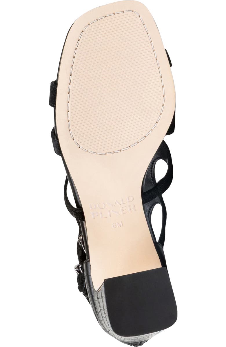 Donald Pliner Cutout Block Heel Sandal, Alternate, color,