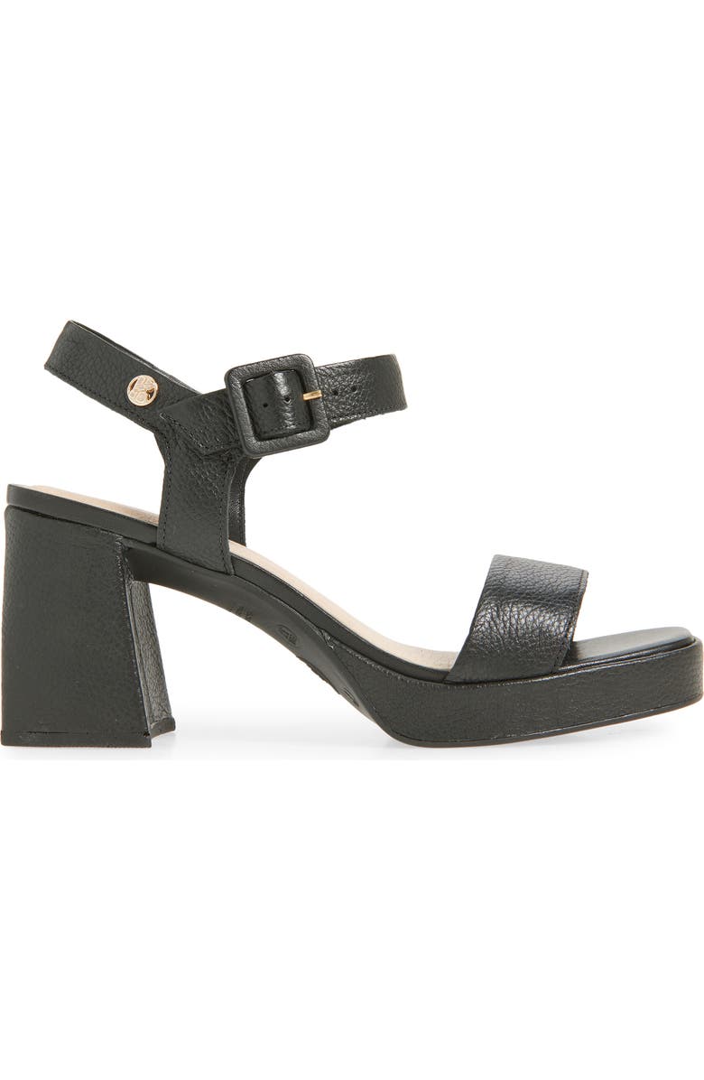 Bottero Britnet Ankle Strap Platform Sandal, Alternate, color, Preto