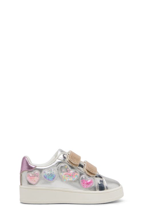 Steve Madden Kids' Telectra Platform Sneaker In Sil Multi