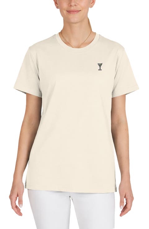 Womens Martini Lightweight Relaxed Jersey Tee