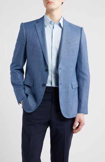Emporio Armani Textured Microcheck Blazer
