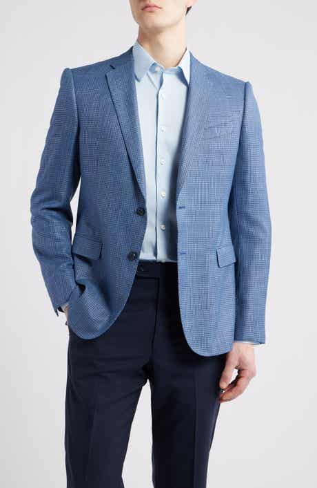 Emporio Armani Textured Microcheck Blazer