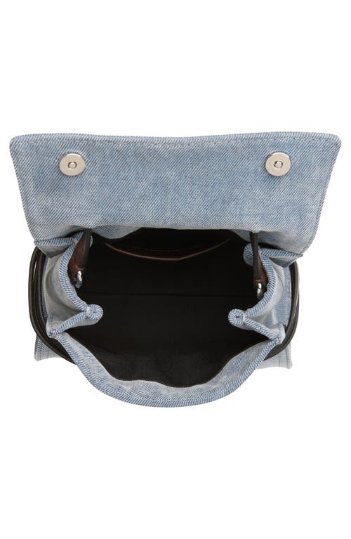 Moschino Top Handle Shoulder Bag With Detachable Belt In Blue