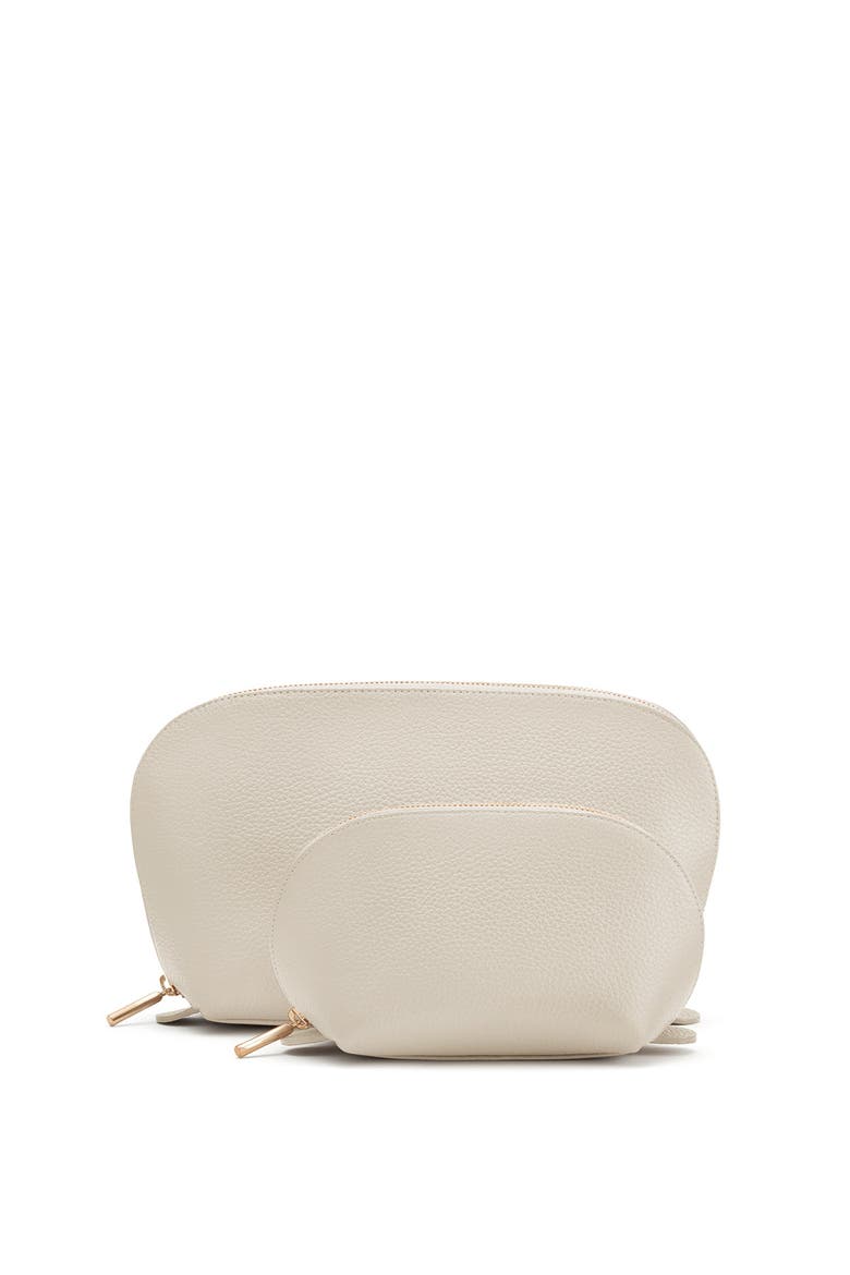 Travel Case Set, Main, color, Ecru