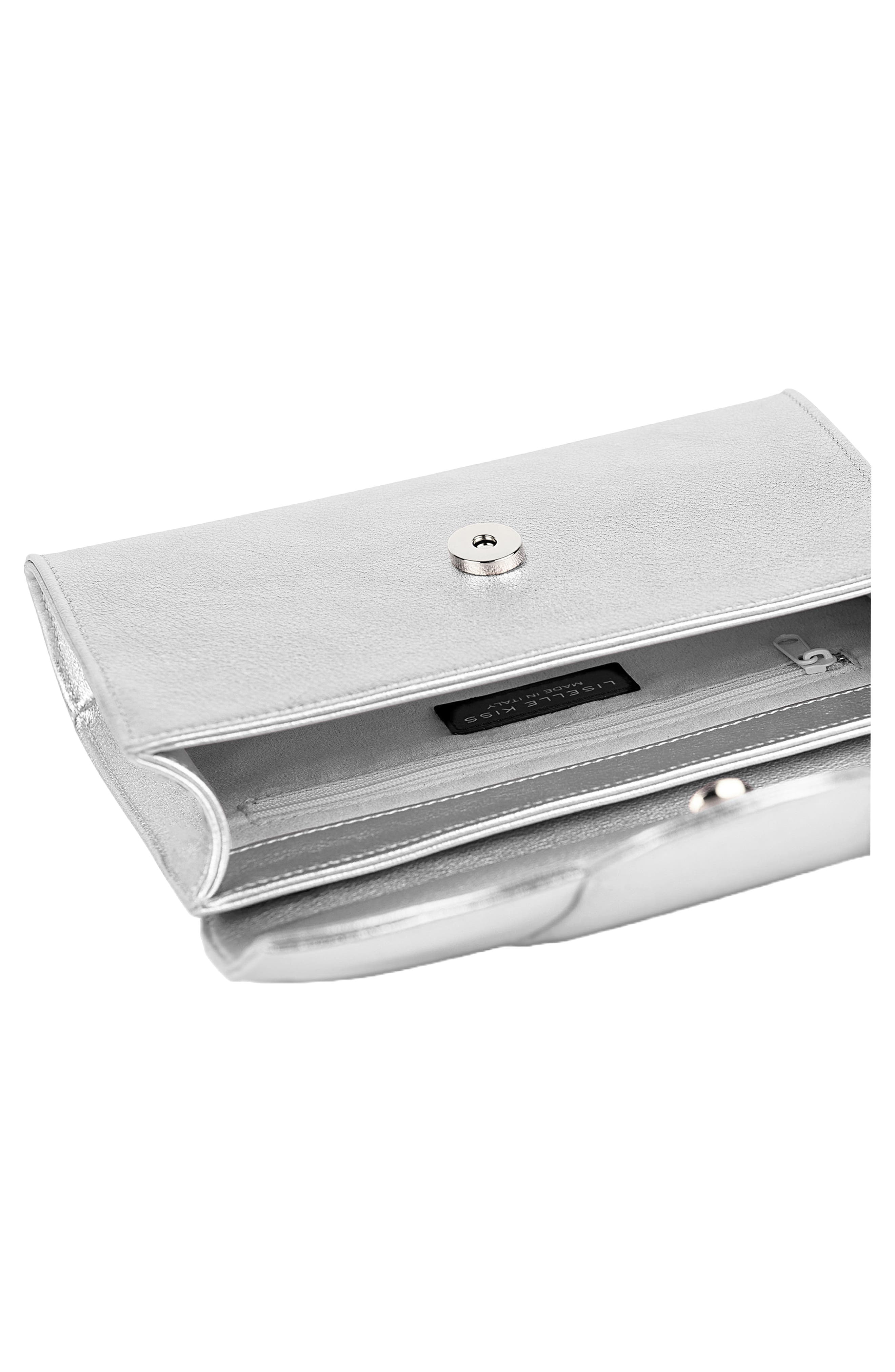 LISELLE KISS Allie Metallic Leather Crossbody Bag, Alternate, color, 