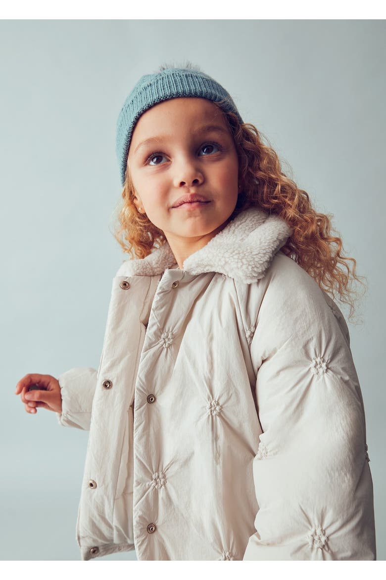 Puffer Jacket, Alternate, color, Cream