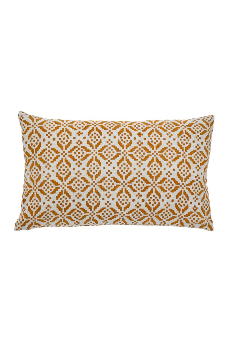 Kodava Ochre Pillow Cover, Main, color, Ochre