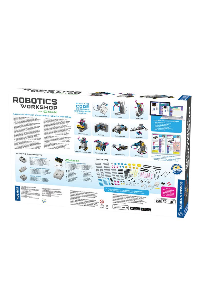 Thames & Kosmos Robotics Workshop with micro:bit Kit, Alternate, color, Multicolored