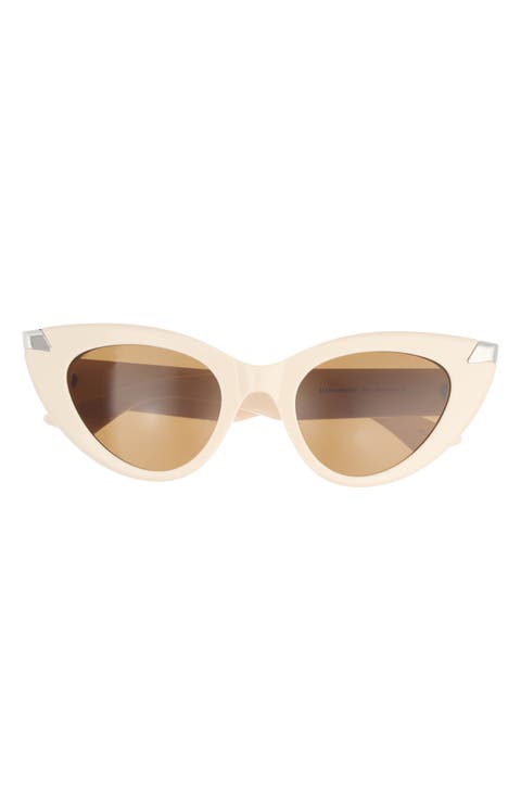 50mm Cat Eye Sunglasses