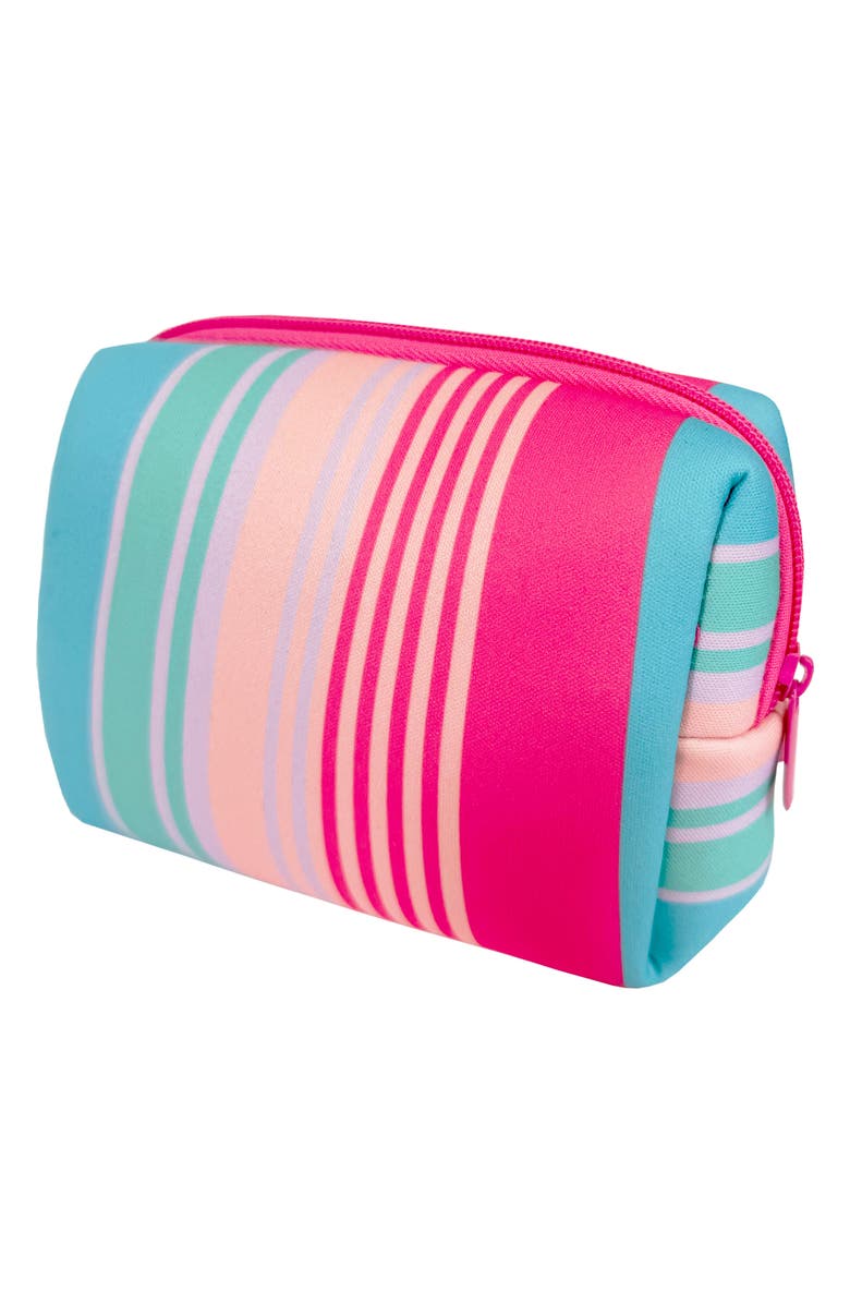 MYTAGALONGS Mini Cosmetics Case, Alternate, color, Sienna Stripe