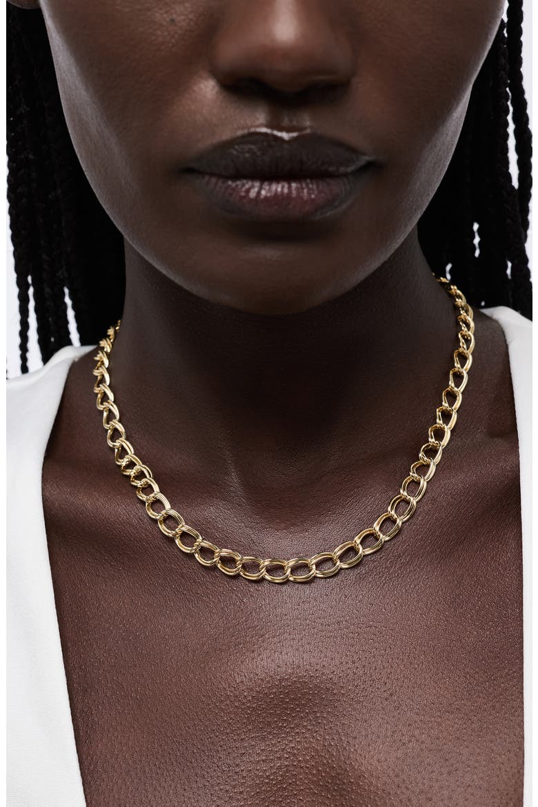 Remi Chain Necklace, Alternate, color, GOLD