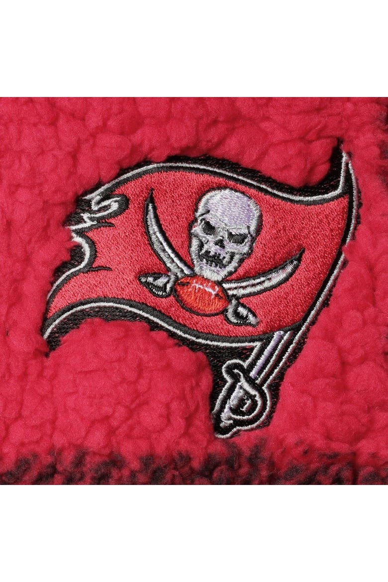 Women's G-III 4Her by Carl Banks Red Tampa Bay Buccaneers Sherpa Plaid Quarter-Zip Jacket, Alternate, color, Red