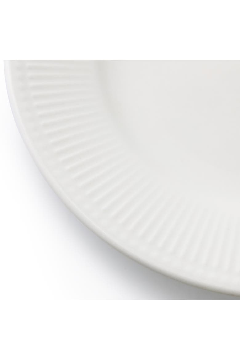 Gretel 6 Piece Round Stoneware Salad Plate Set in White, Alternate, color, White