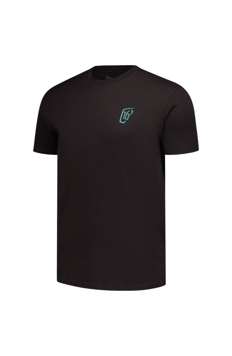 Breezy Golf Men's Breezy Golf Black WM Phoenix Open Easy Par Three T-Shirt, Alternate, color, Black