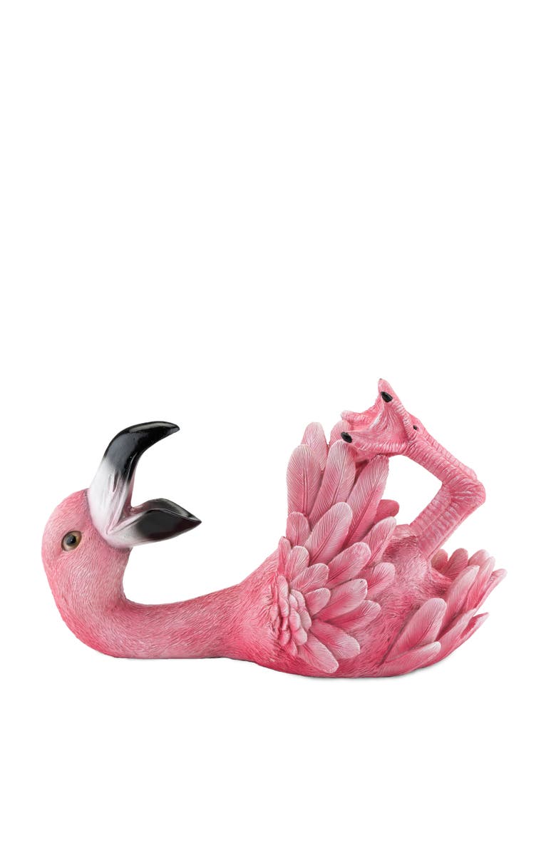 true Polyresin Flirty Flamingo Bottle Holder, Alternate, color, Pink