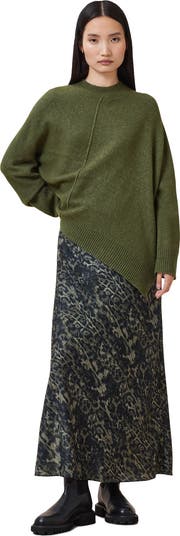 Lock Asymmetrical Crewneck Sweater