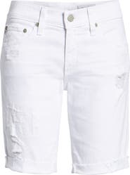 AG 'Nikki' Cutoff Denim Bermuda Shorts