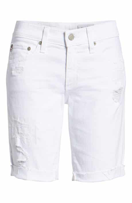 AG 'Nikki' Cutoff Denim Bermuda Shorts