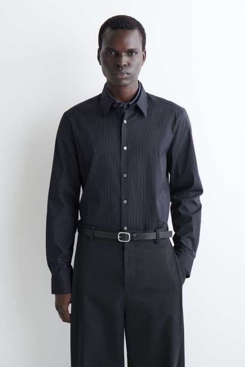 Slim Tailored Cotton-poplin Shirt