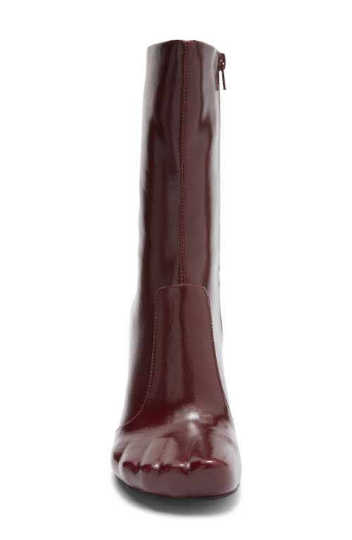 Jeffrey Campbell Visionary Stiletto Boot In Burgundy