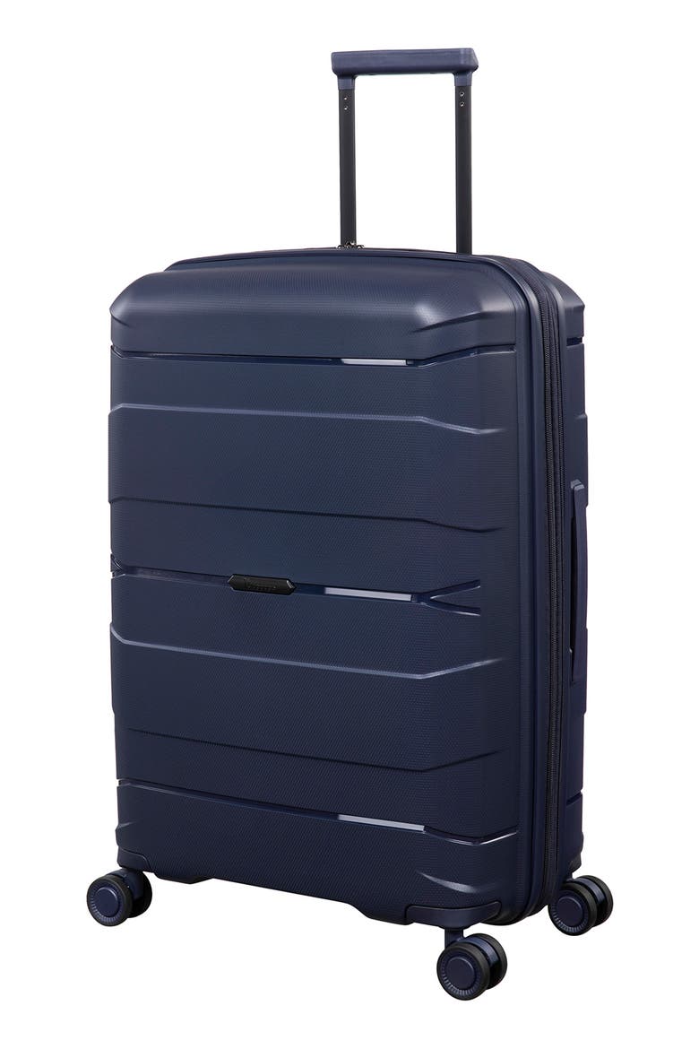 Momentous 24-Inch Hardside Checked Suitcase, Main, color, NIGHT SKY