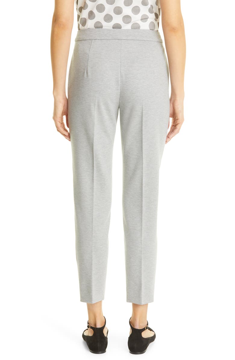 Max Mara Pegno Stretch Jersey Ankle Pants, Alternate, color,