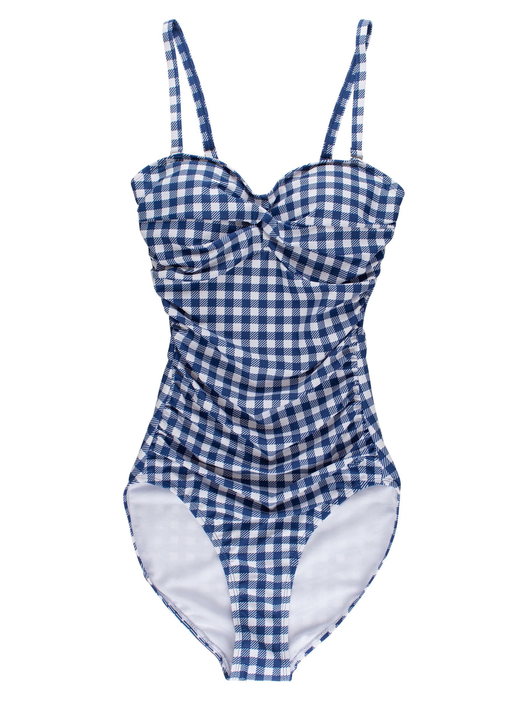 Navy & White Gingham