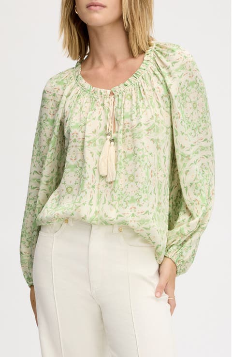 Gathered Boho Woven Shirt