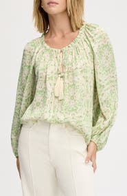 Sam Edelman Gathered Boho Woven Shirt