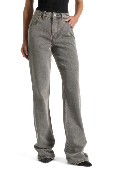 Abbie Stacked Fit And Flare Jeans